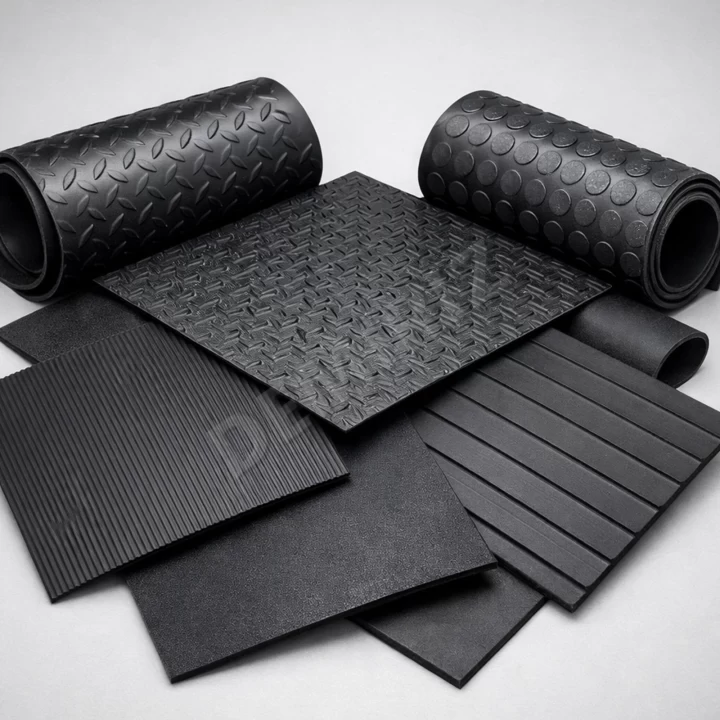 Desenli Lastik Levha